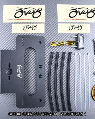 Portatarga corto SUZUKI GSXR 600 / 750 2011 - 2018
