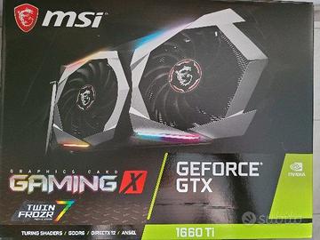 msi geforce GTX1660 TI 6GB GDDR6 gaming x