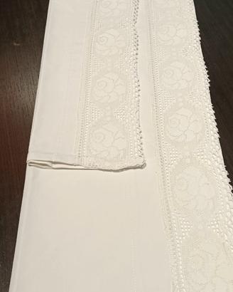 Set di Asciugamani d'Epoca in Cotone Artigianale –