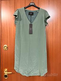 Vestito in seta donna verde