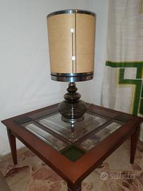 Lume da Tavolo con sua piantana in noce