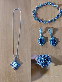 Gioielli in argento 925 con ametiste 