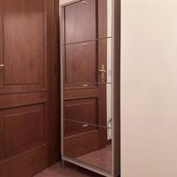 Scarpiera alta con 4 ante a specchio