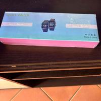 D90 SMART WATCH CINTURINO NERO E IN GOMMA