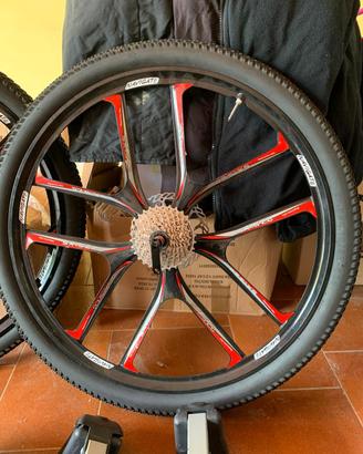 cerchi nuovi in lega di molibdeno27,5 con gomme nu