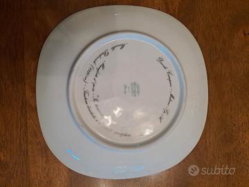 piatto in ceramica richard ginori da collezione