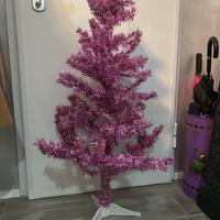 Albero di natale rosa