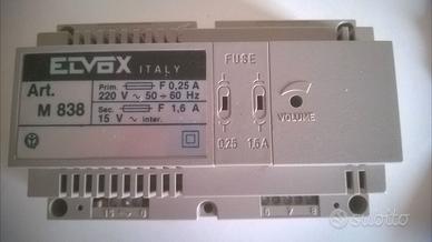 Vintage Elvox: Alimentatore M 838 + Citofono 0810