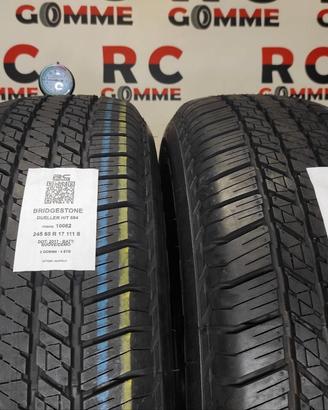 2 GOMME 245/65 R17 111S BRIDGESTONE DUELER H/T 684
