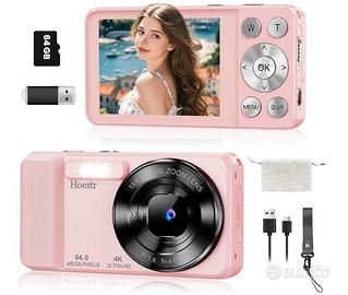 Macchina Fotografica Digitale 4K 64MP