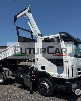 Iveco eurocargo 75E18 Gru e ribaltabile 2009