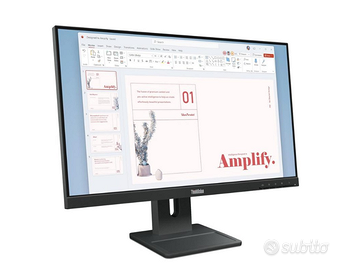 Monitor Lenovo E24-40 FHD IPS 100Hz nuovo garanzia