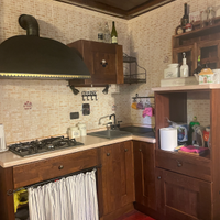 Cucina angolare in legno massello
