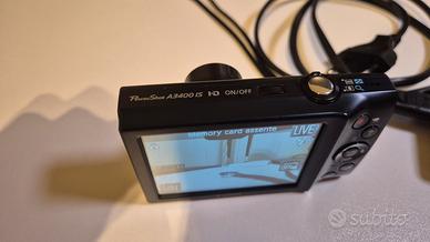 Canon PowerShot A3400 IS 16MP + Accessori