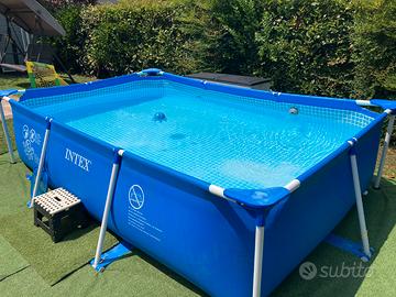 Piscina 3X2 h 70 + pompa + telo