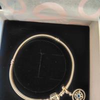 Nuovi: pendente bussola  e bracciale Pandora donna