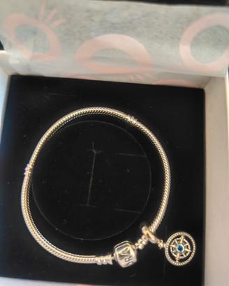 Nuovi: pendente bussola  e bracciale Pandora donna
