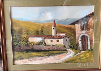 Quadri a olio con cornice