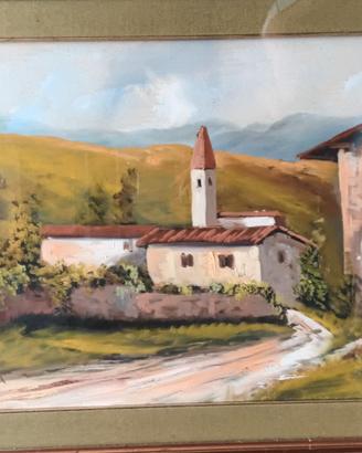 Quadri a olio con cornice