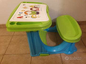 Banco scuola per bambini – robusto e colora