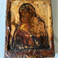 Antica icona su tavola lignea