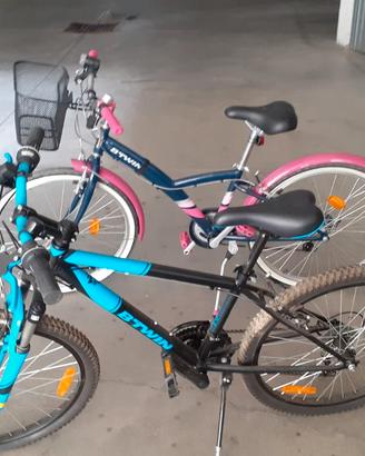 due bici per bambini 8/10 anni.