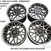 Cerchi In Lega Da 18" WOLFRACE Per Mustang - JDM