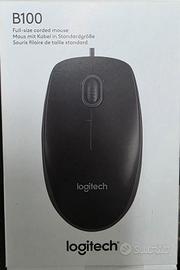 6 Mouse Logitech B100 neri