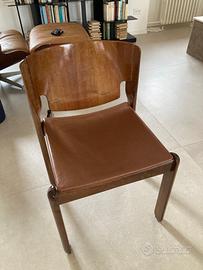 Set 8 Sedie vintage Cassina di Vico Magistretti