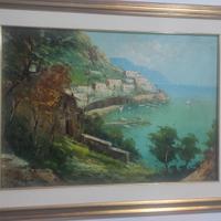 Quadro Olio su tela Paesaggio 
