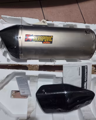 scarico Akrapovic ktm 1190 -1290 dal 2015 al 2020