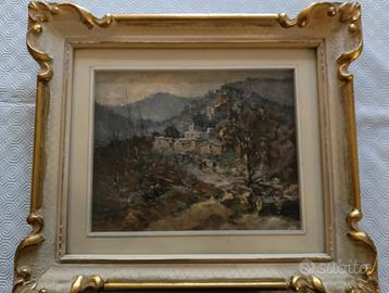 quadro olio su tavola
