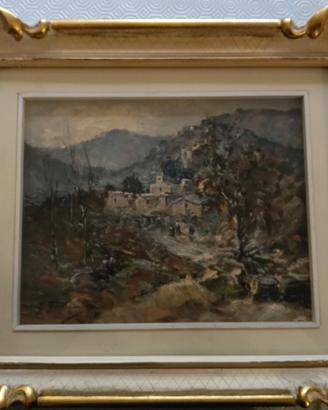 quadro olio su tavola