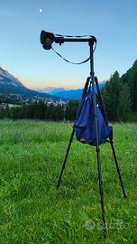 NUOVO - TREPPIEDE + MONOPIEDE reclinabile a 90°