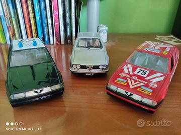 MODELLINI NUOVI ALFA 75 E ALFETTA GTV - SCALA 1:24