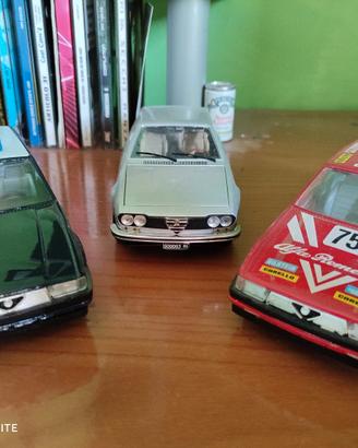 MODELLINI NUOVI ALFA 75 E ALFETTA GTV - SCALA 1:24