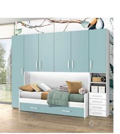 cameretta cucina e stanza da letto 