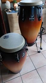 Congas Meinl con stand Marathon Classic