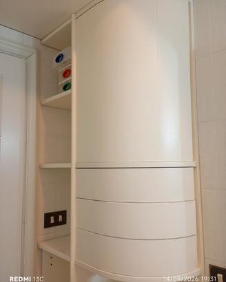 Mobile bagno legno bianco 