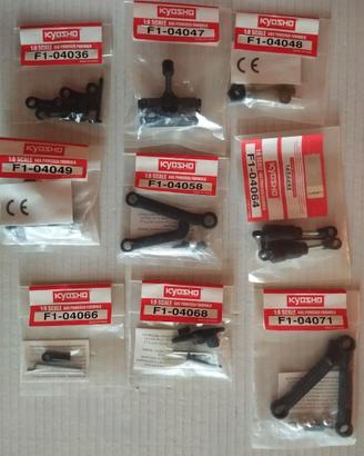 Lotto n.3 Ricambi Kyosho Ferrari F2004 1:8 DeA