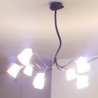 lampadario ferro battuto 9 luci Marchetti