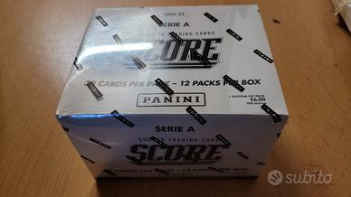 Box Panini SCORE Serie A 2021–22, sigillato