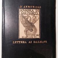 G. D'Annunzio - Lettera ai Dalmati 1919 originale