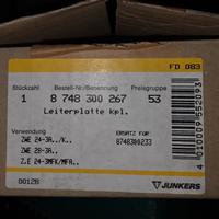 scheda caldaia junkers ZWE