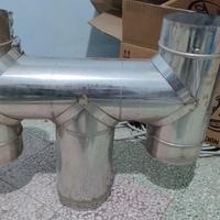 Fumaiolo Antivento a H da 13 cm