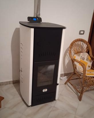 Stufa a pellets 24Kw-Idro 4 stelle