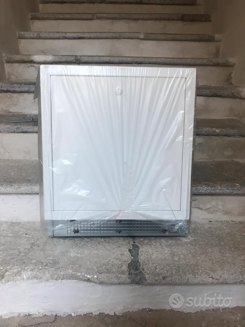 Armadio Da Incasso Per Collettore Idraulico | Colore Bianco, Acciaio Inox, Made In Italy - INDECAL - Foto 8