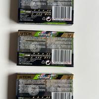 3 Musicassette sigillate TDK CDing