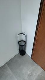 IKEA ANTENNER Portaombrelli, 16x16x65 cm, Nero