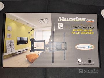 SUPPORTO MURALE PER TV NUOVO  35 KG (ANCHE OLED) 